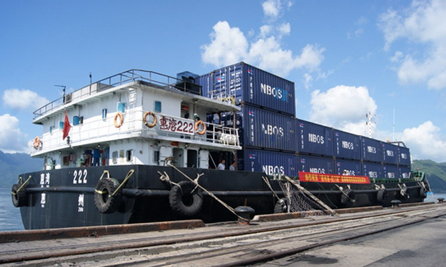 Huizhou Port and Humen Port Barge Line Opened